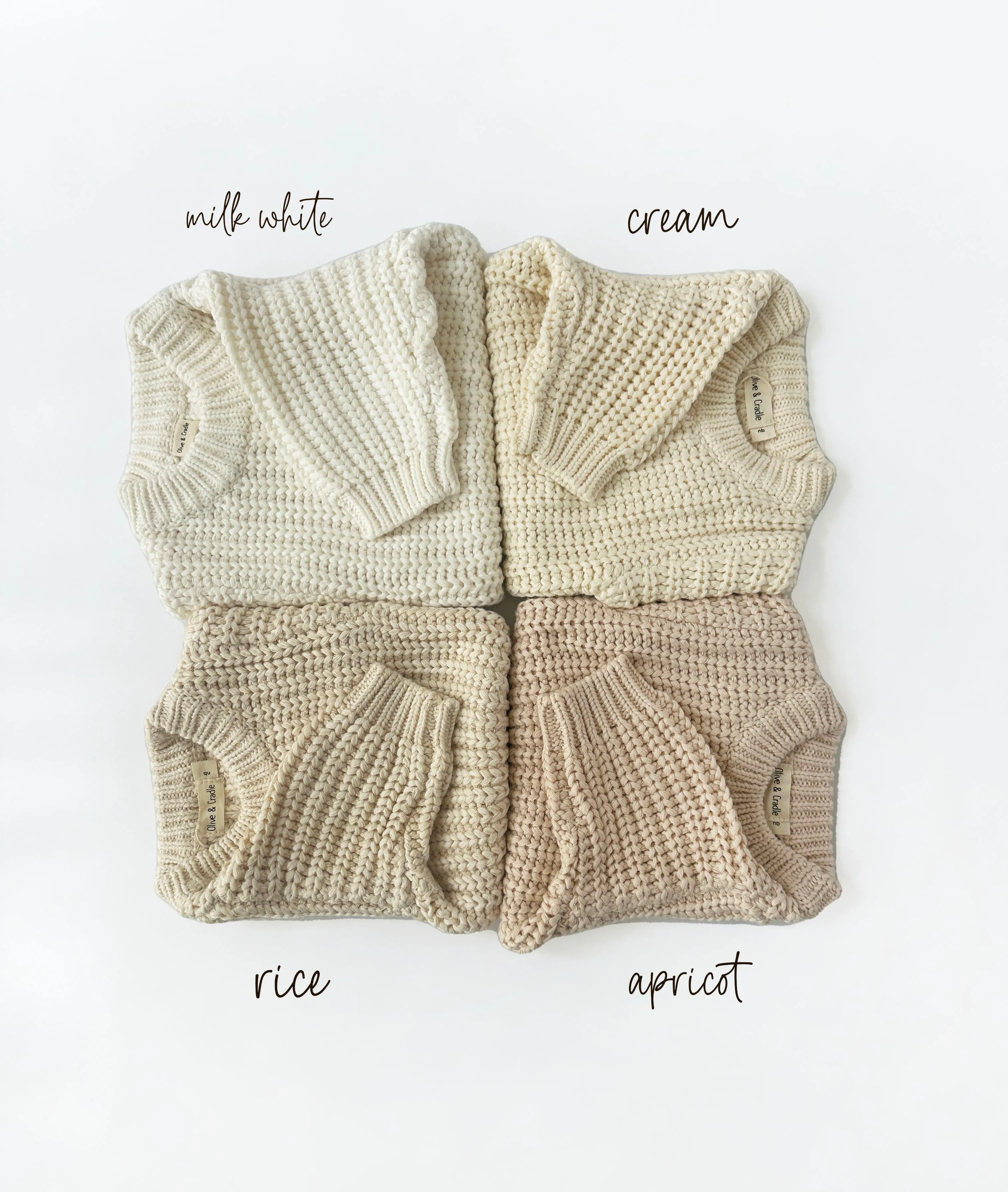Chunky Knit Sweater Pastels