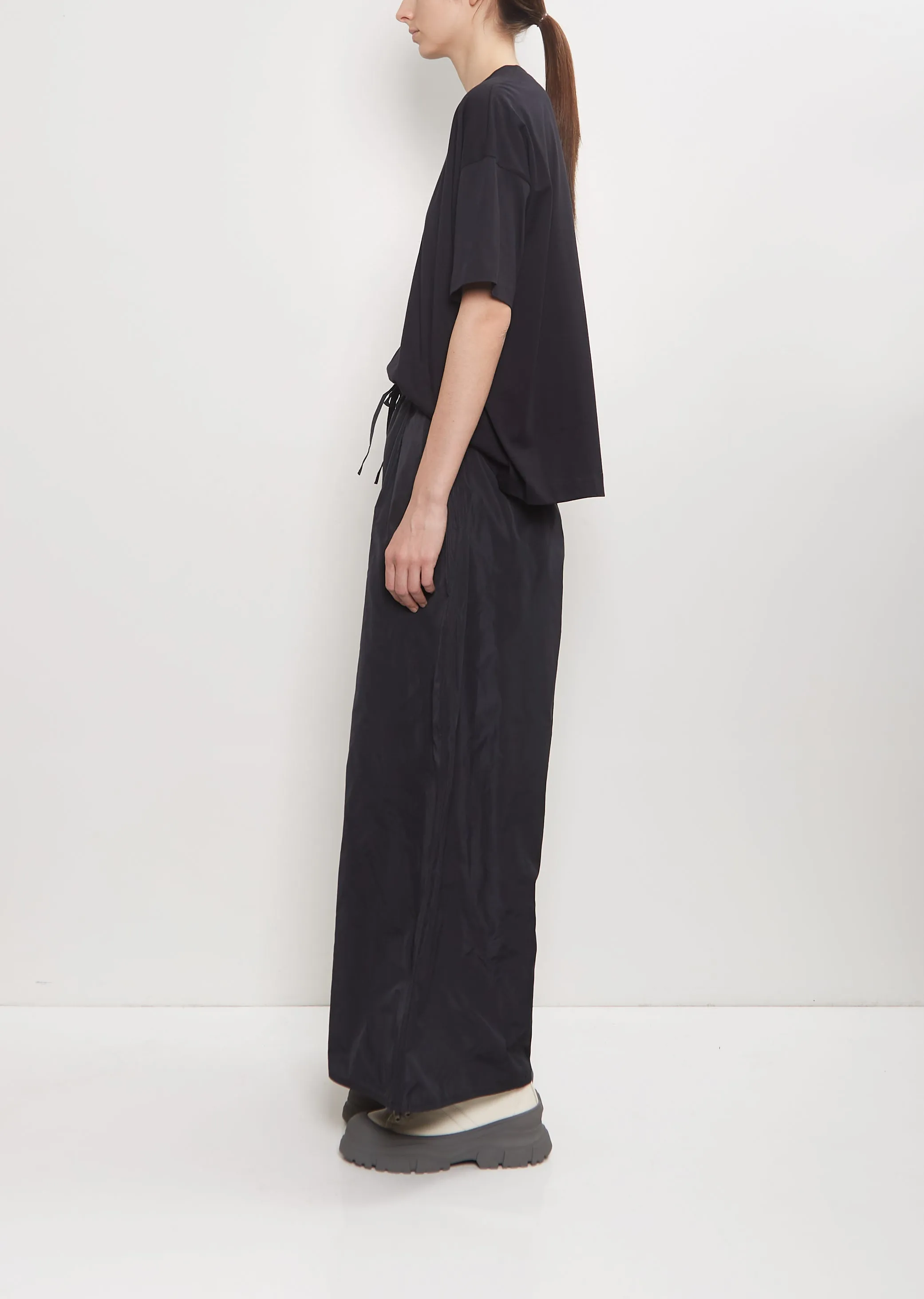Cotton Tilly Oversized T-Shirt — Black