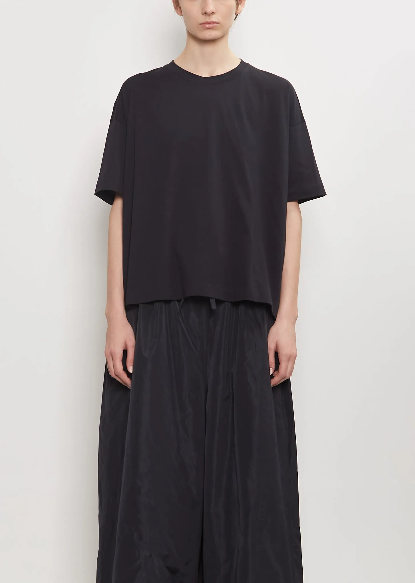 Cotton Tilly Oversized T-Shirt — Black