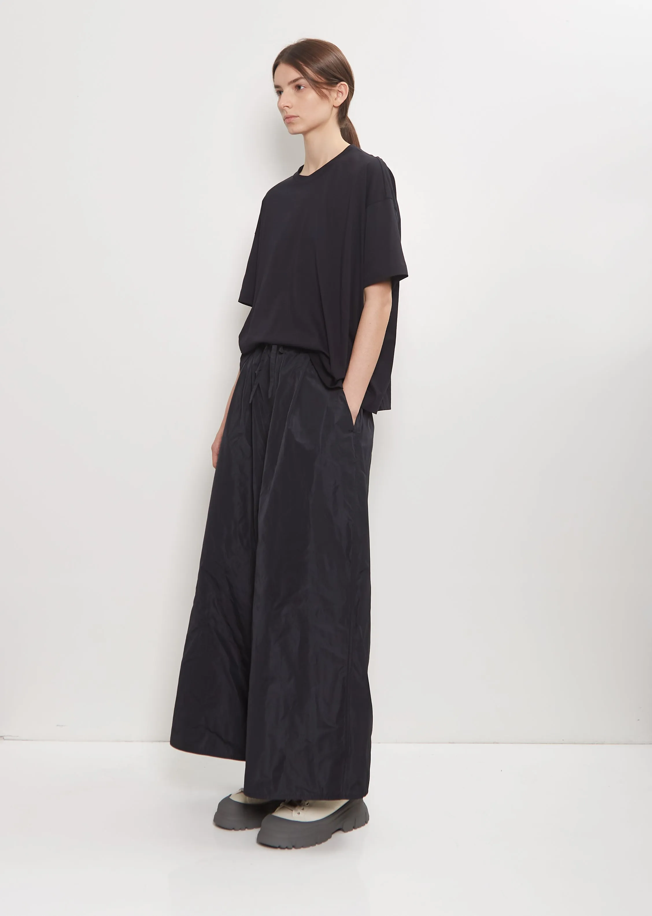 Cotton Tilly Oversized T-Shirt — Black