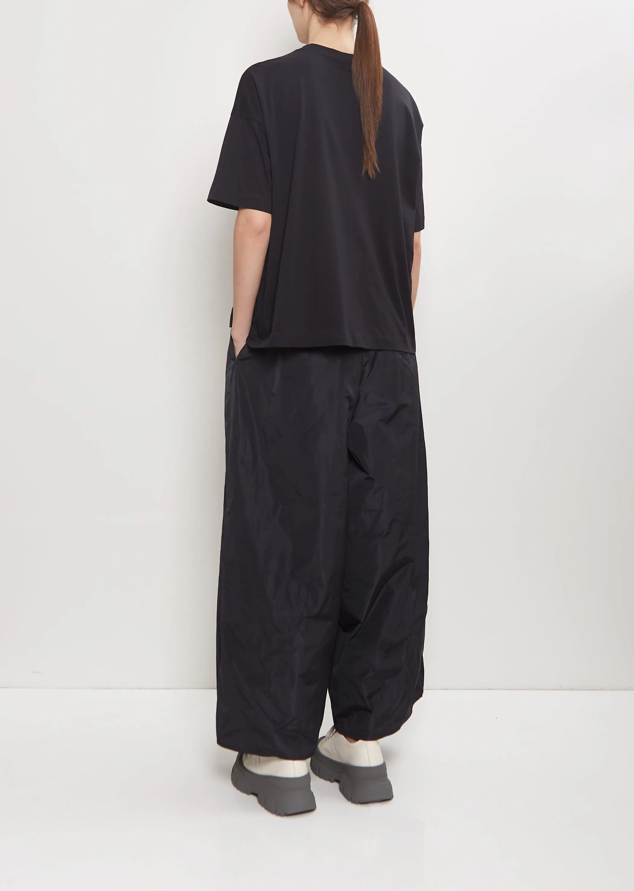 Cotton Tilly Oversized T-Shirt — Black