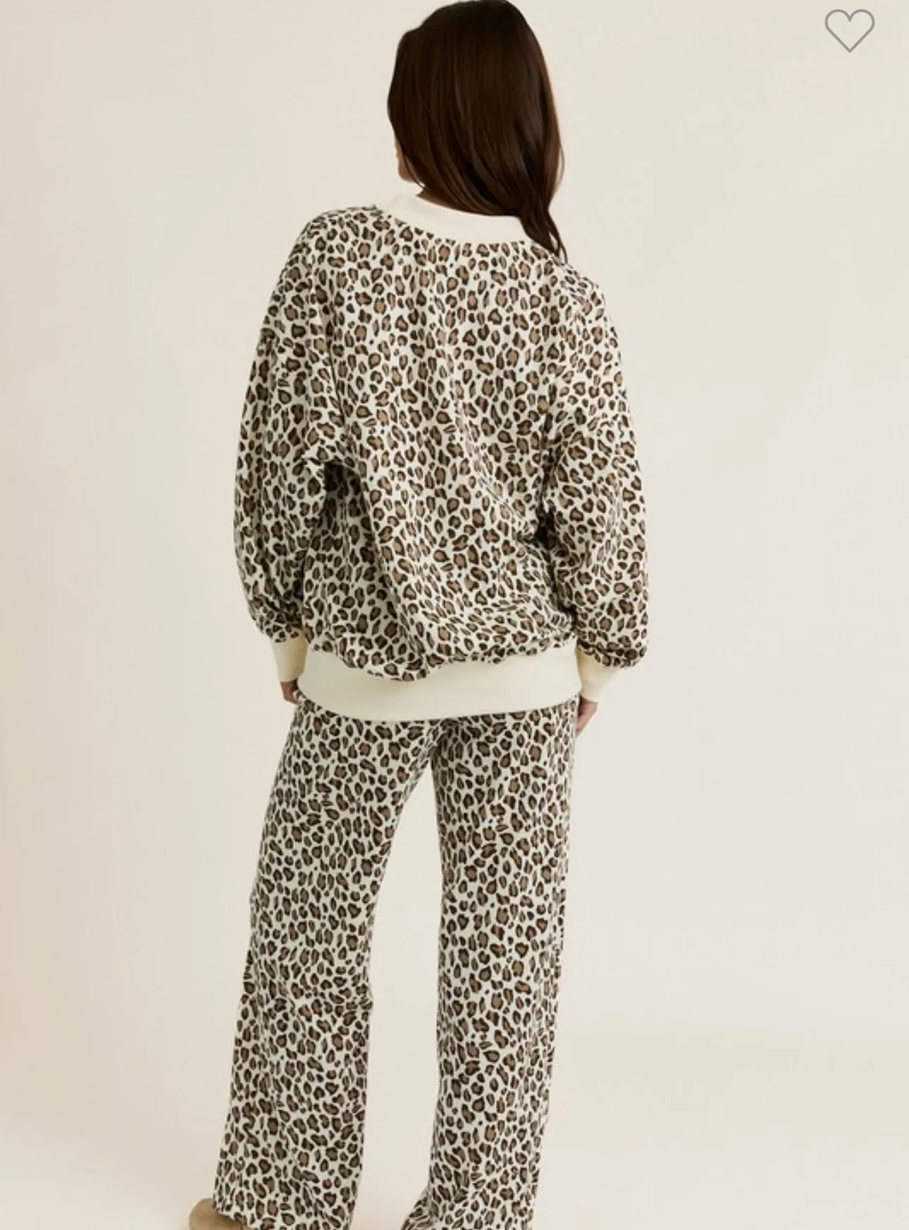 Cream Leopard Set