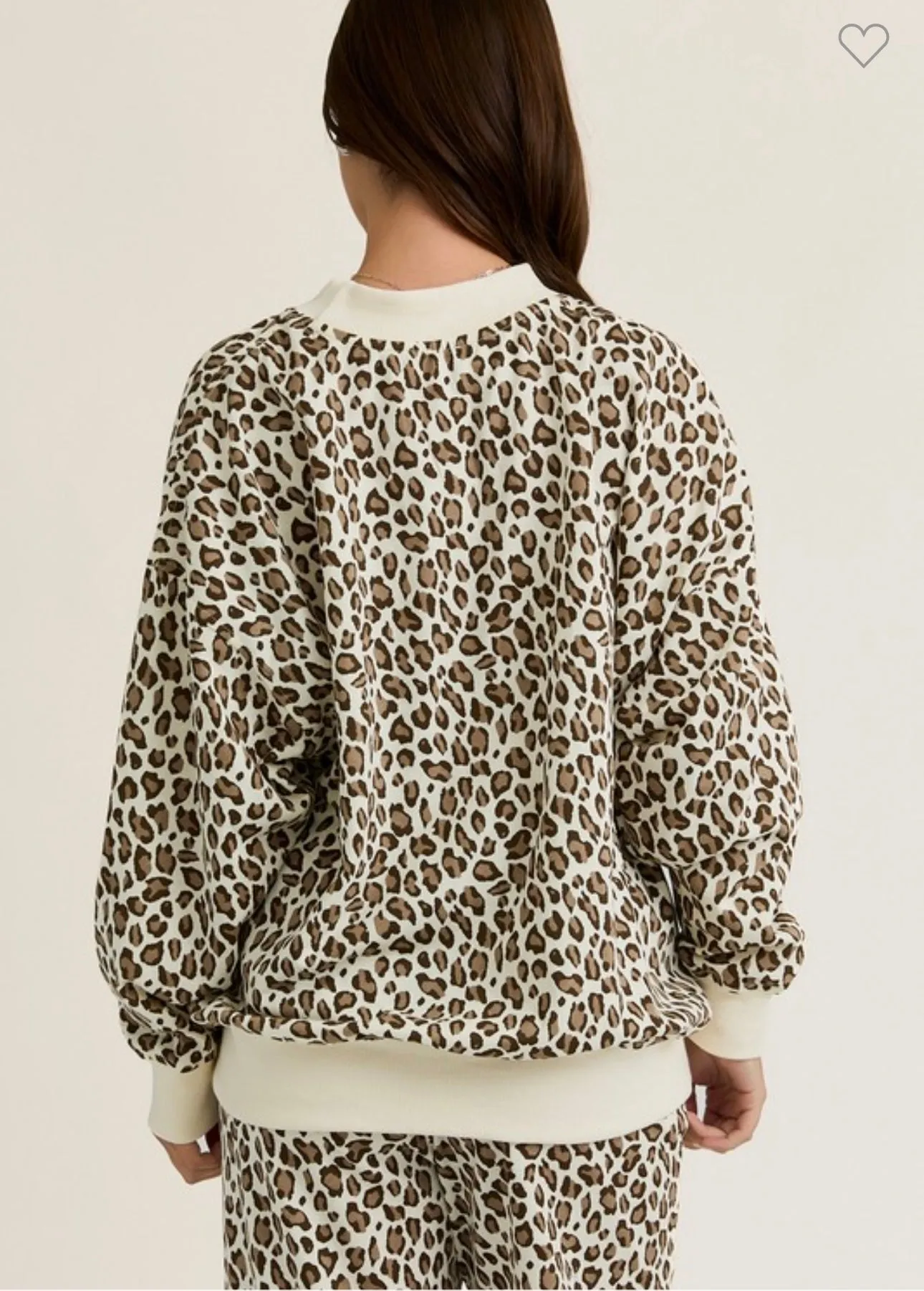 Cream Leopard Set