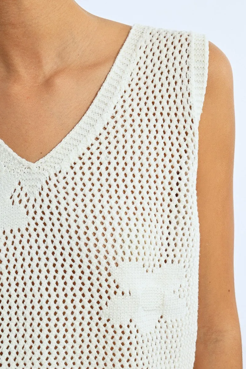 CROCHET POLO SHIRT