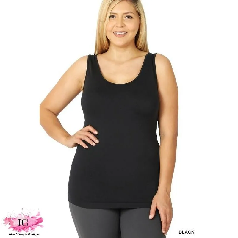 Curvy Girl Seamless Tank Top