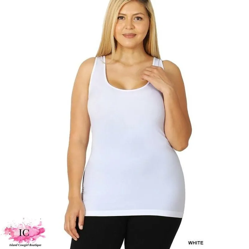 Curvy Girl Seamless Tank Top