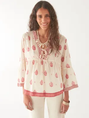 Delphine Blouse - Panna