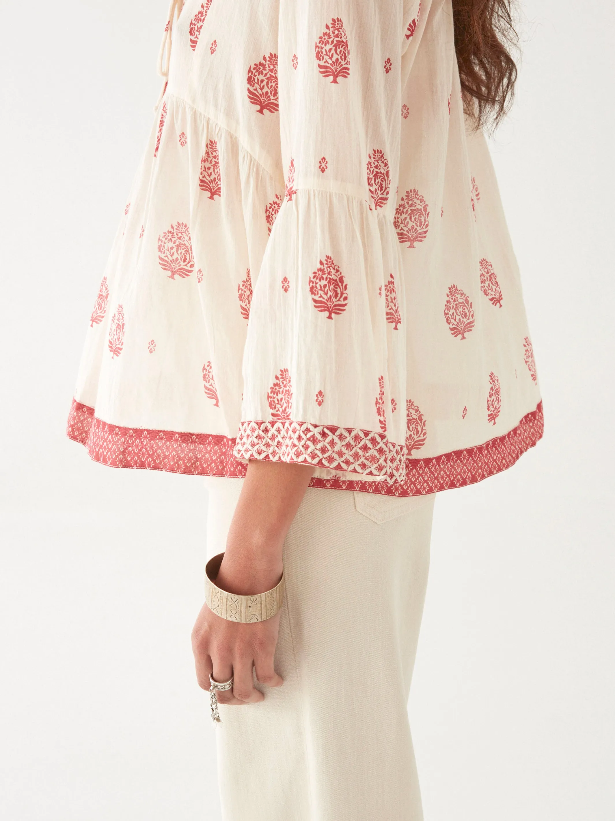 Delphine Blouse - Panna