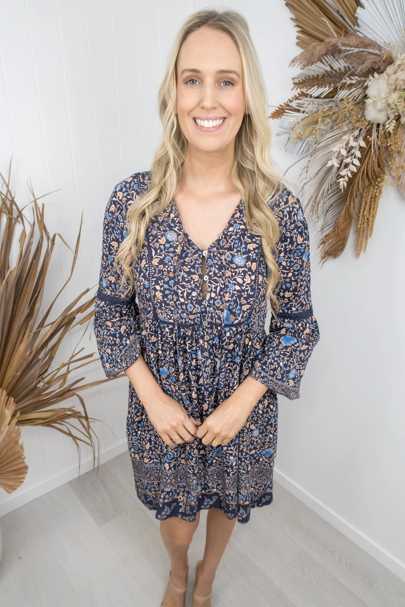 Delta Dress -Navy