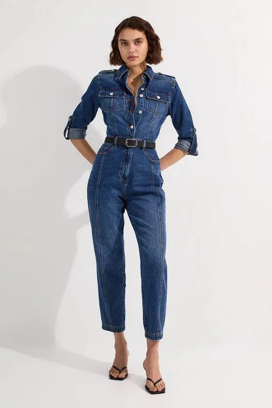 Denim Boiler Jumpsuit
