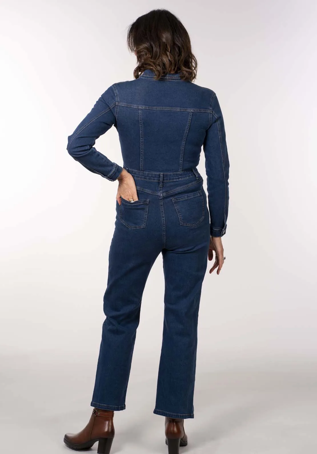 Denim Jumpsuit - Blue