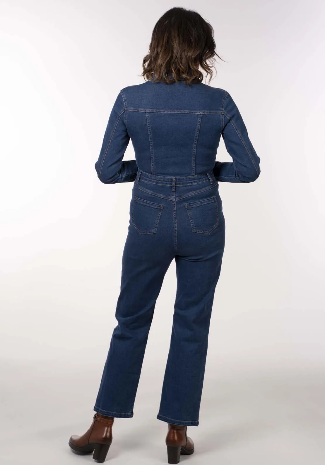 Denim Jumpsuit - Blue