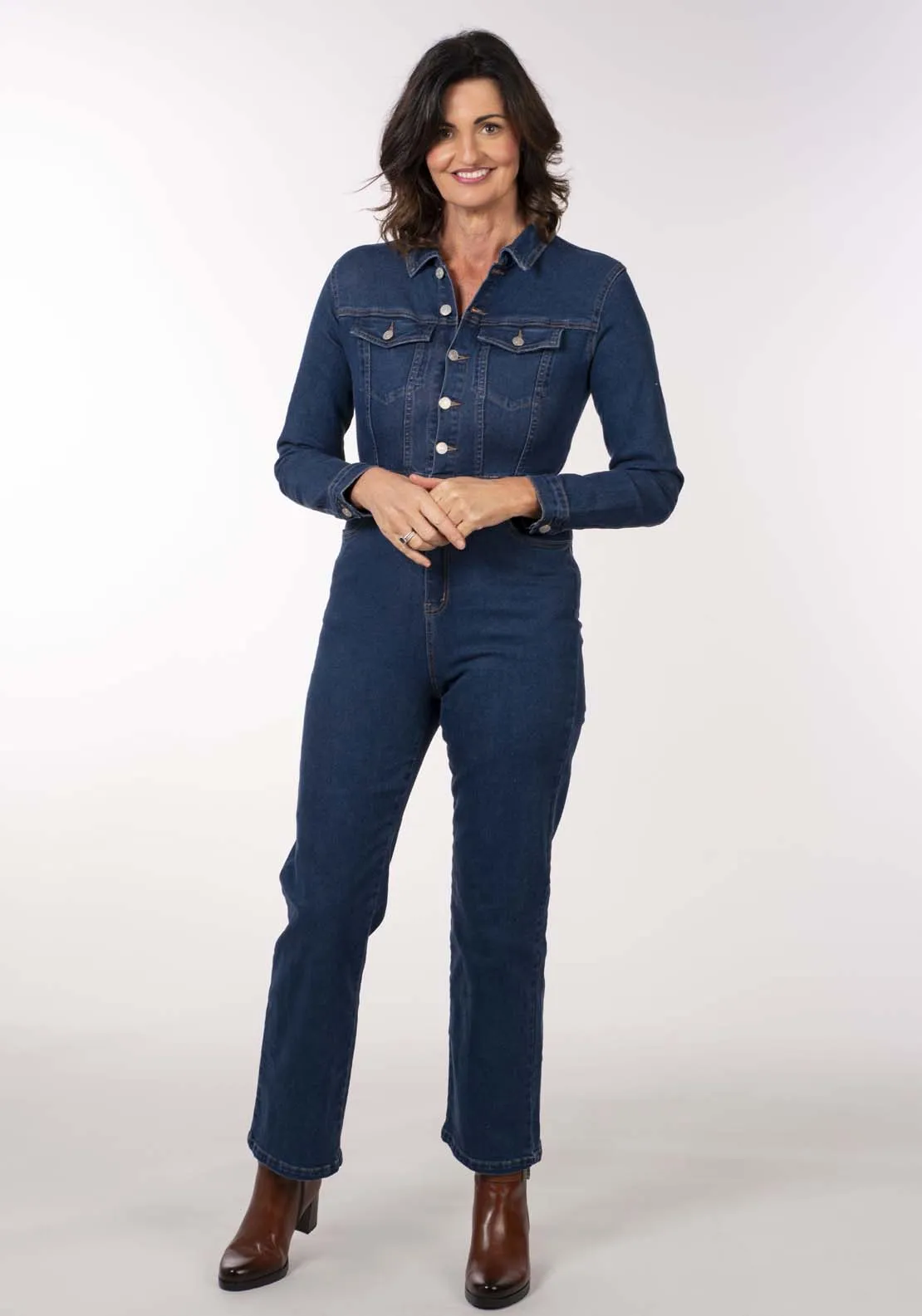 Denim Jumpsuit - Blue