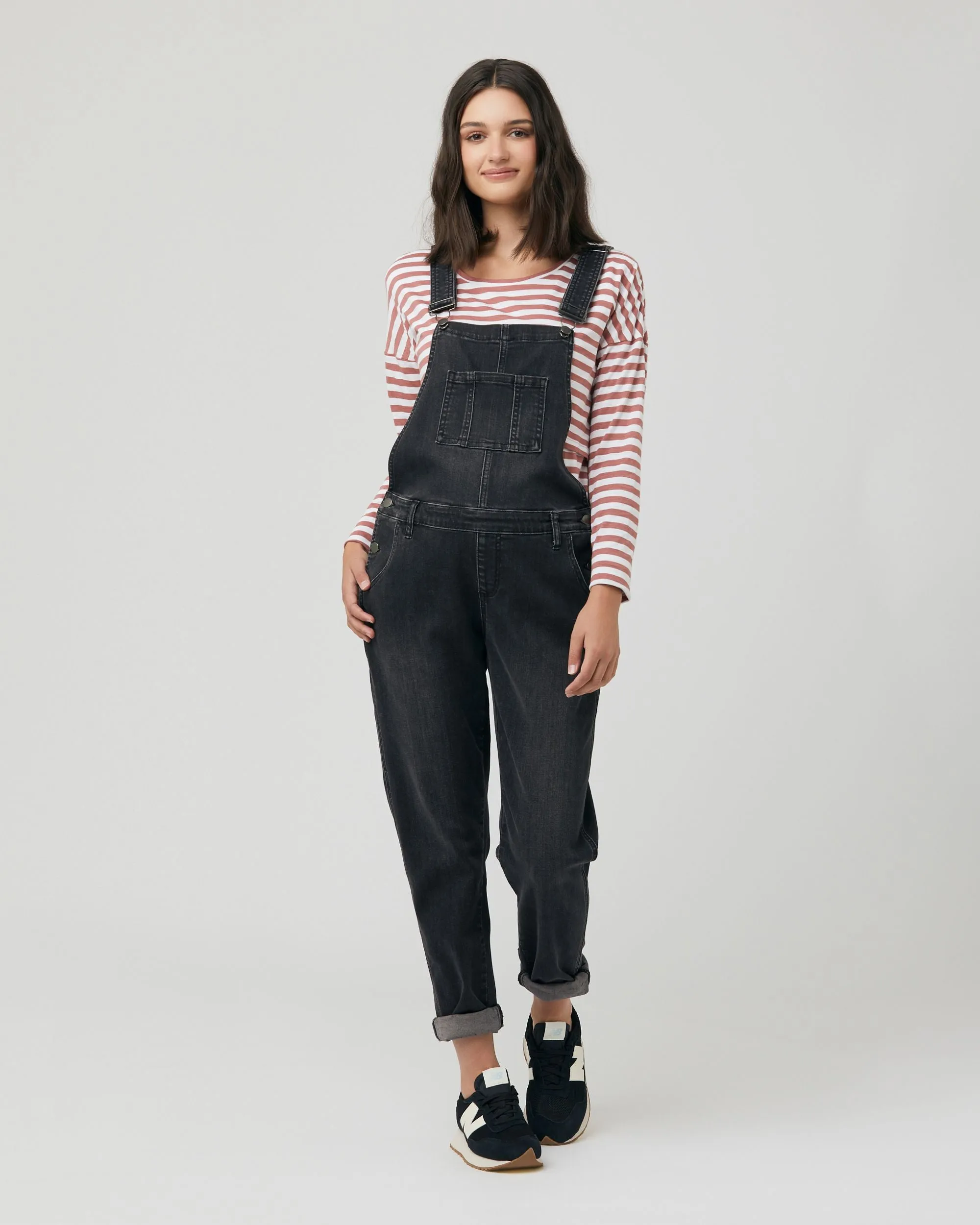 Denim Overalls Black