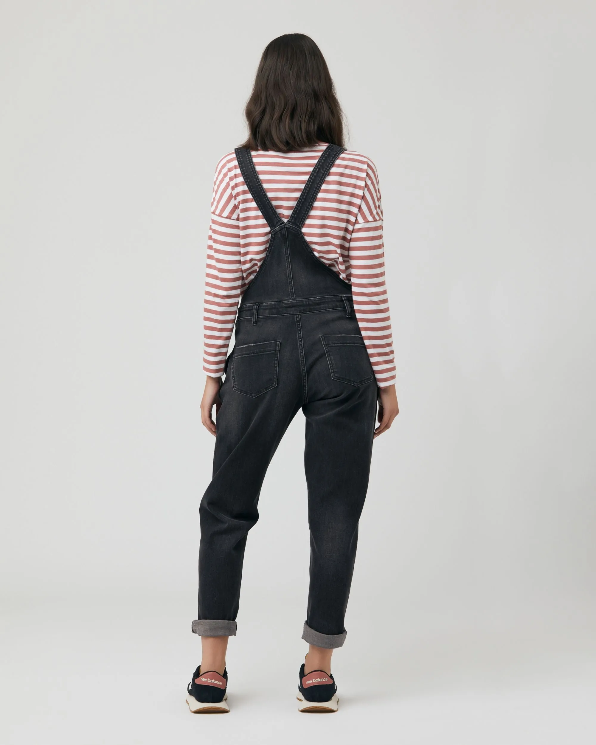 Denim Overalls Black