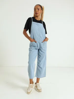 Denim Pocket Jumpsuit - Light Blue