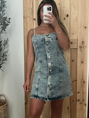 Denim Romper