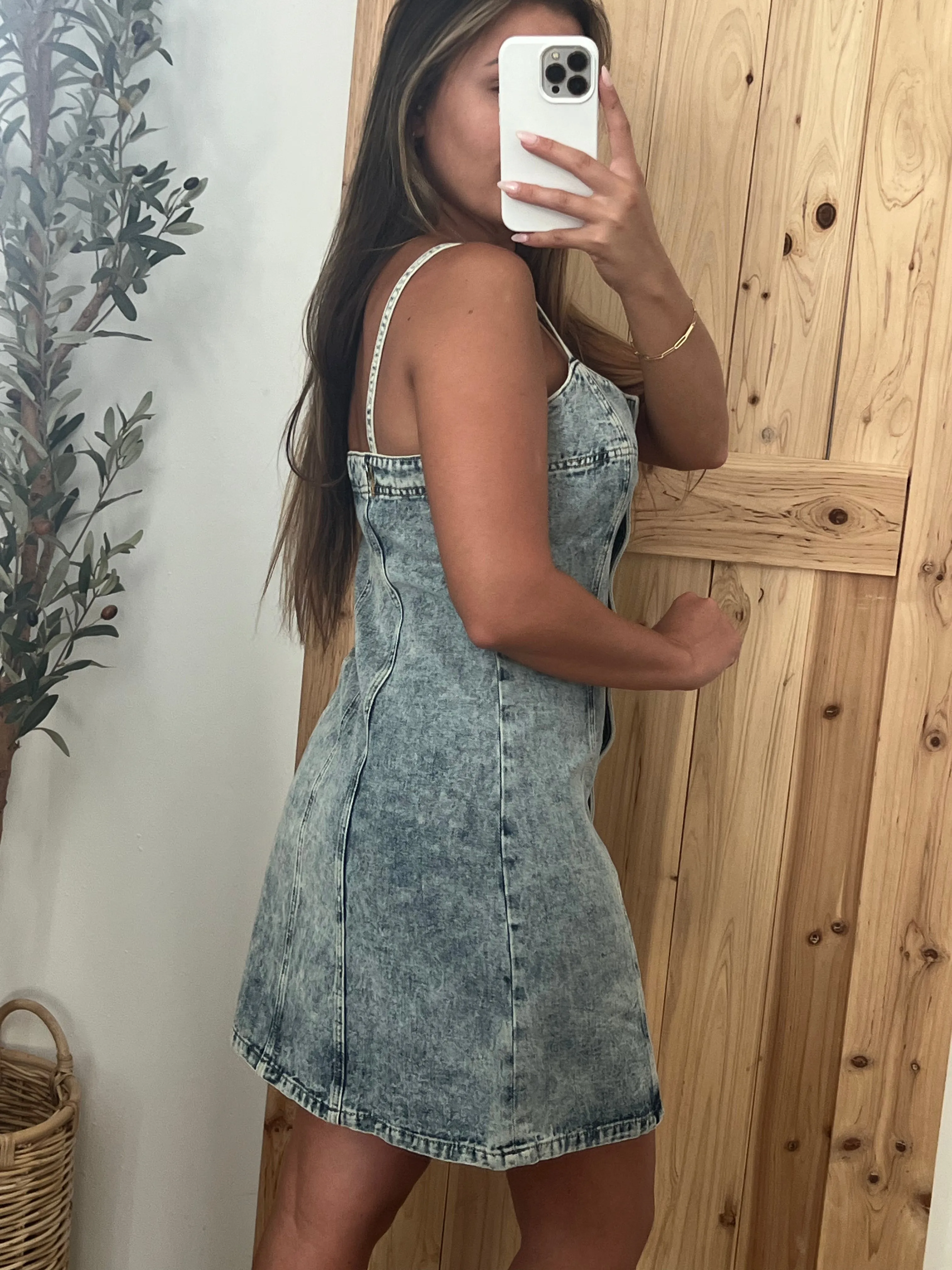 Denim Romper