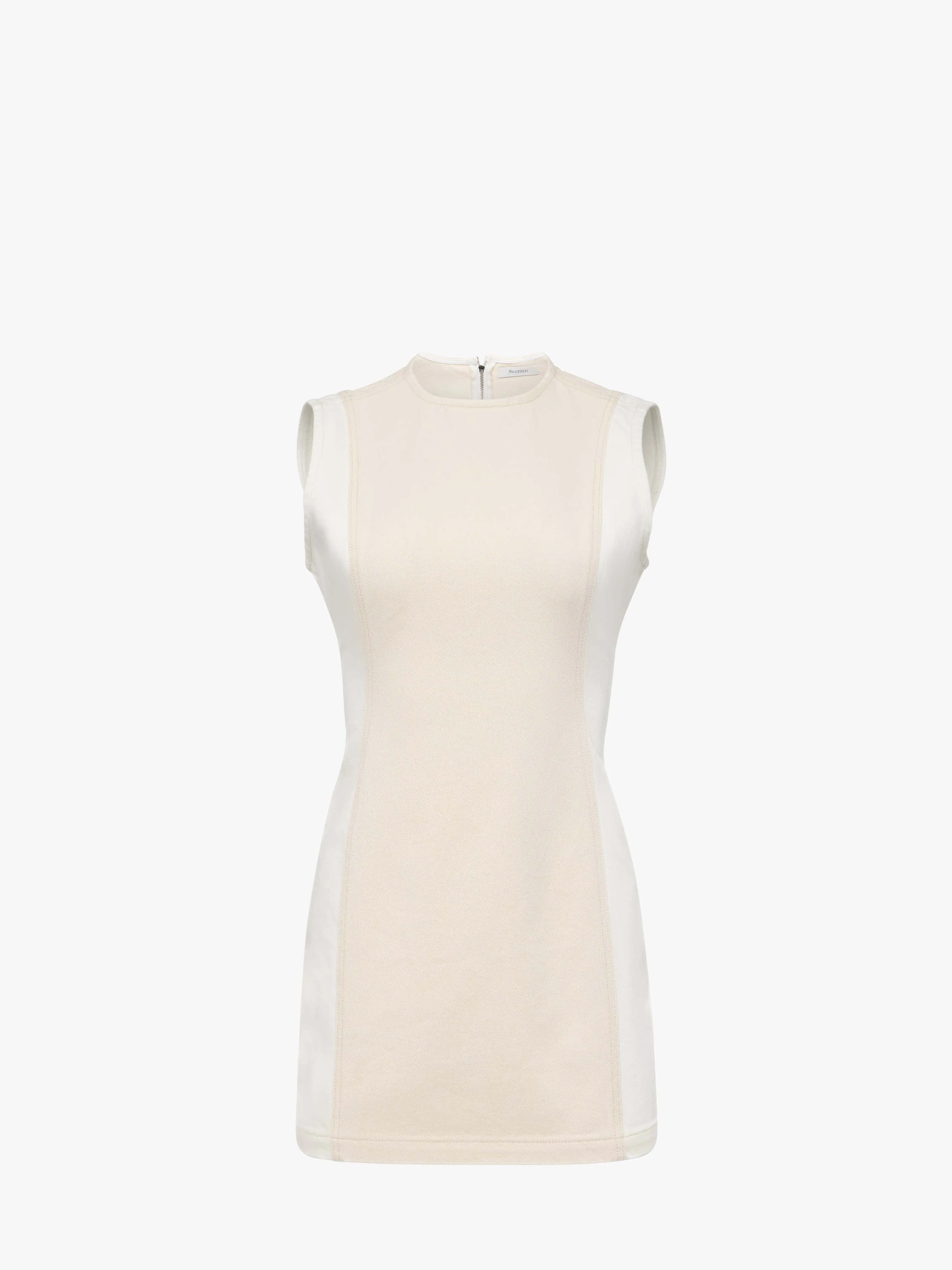 DENIM TWILL MINI SHIFT DRESS