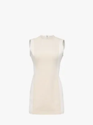 DENIM TWILL MINI SHIFT DRESS