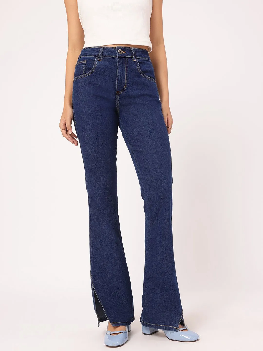 DressBerry Women Casual Chic Bootcut Fit Jeans