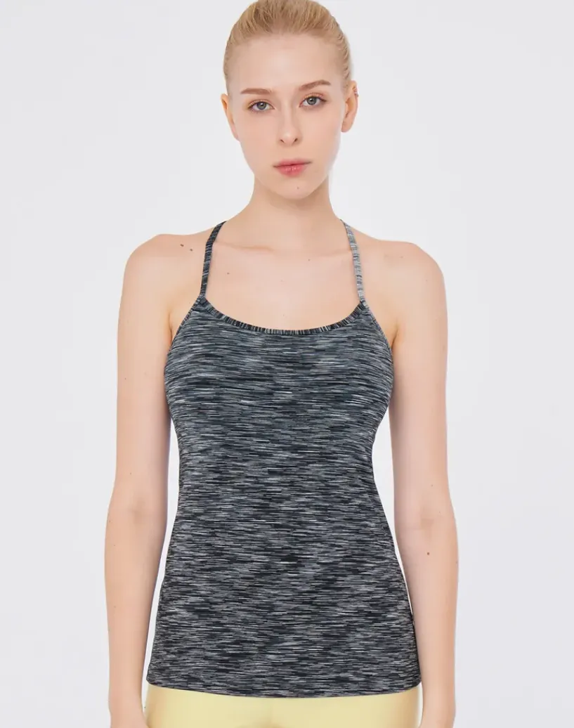 easyoga LA-VEDA Freedom Tank - D59 Layer Gray Stripe