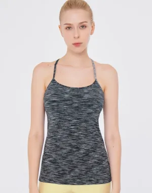 easyoga LA-VEDA Freedom Tank - D59 Layer Gray Stripe