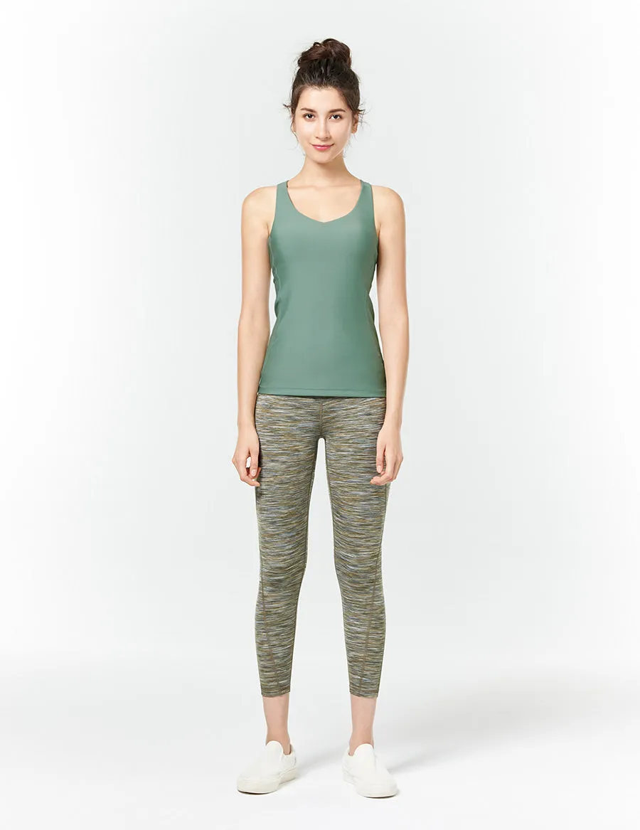 easyoga LA-VEDA Orrostar Tank - G05 Bean Green