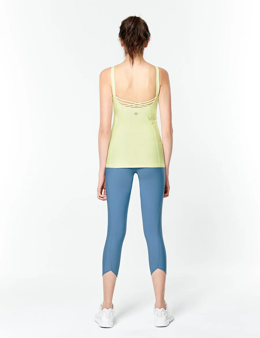 easyoga LESPIRO Intertwined Tank - G20 Apple Green