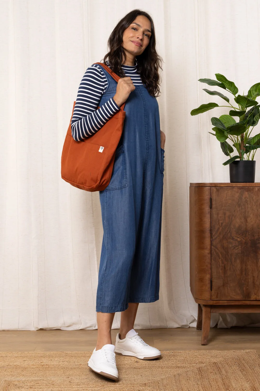 Edith Tencel™ Denim Jumpsuit