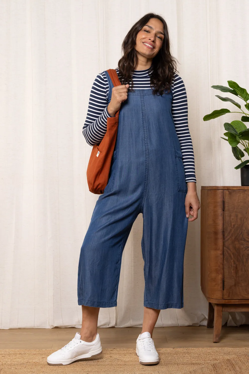 Edith Tencel™ Denim Jumpsuit