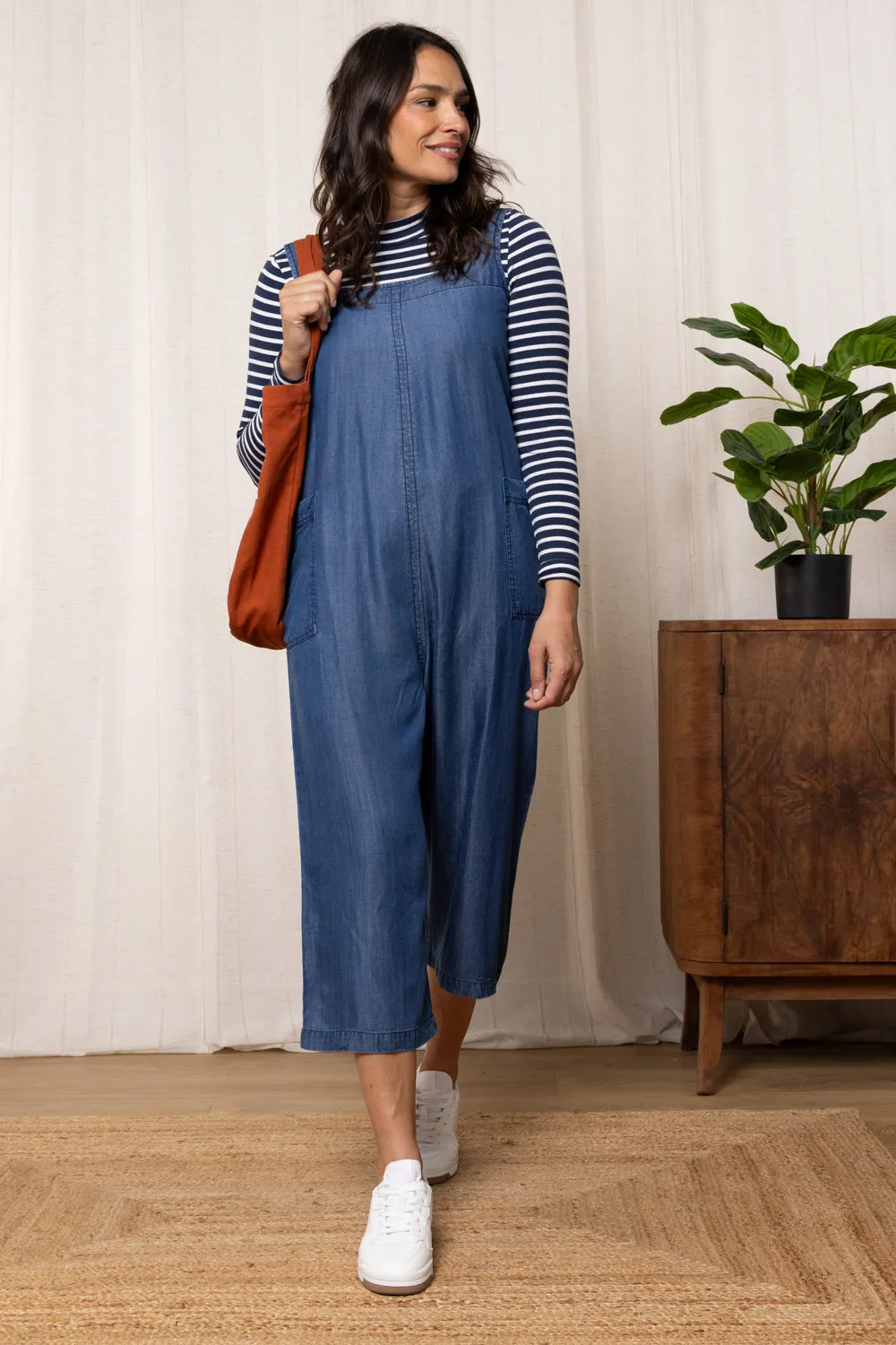 Edith Tencel™ Denim Jumpsuit