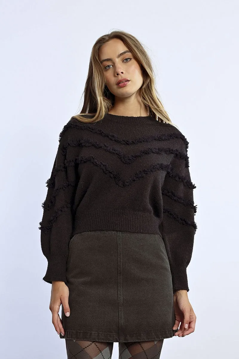 FANCY RAGLAN SWEATER