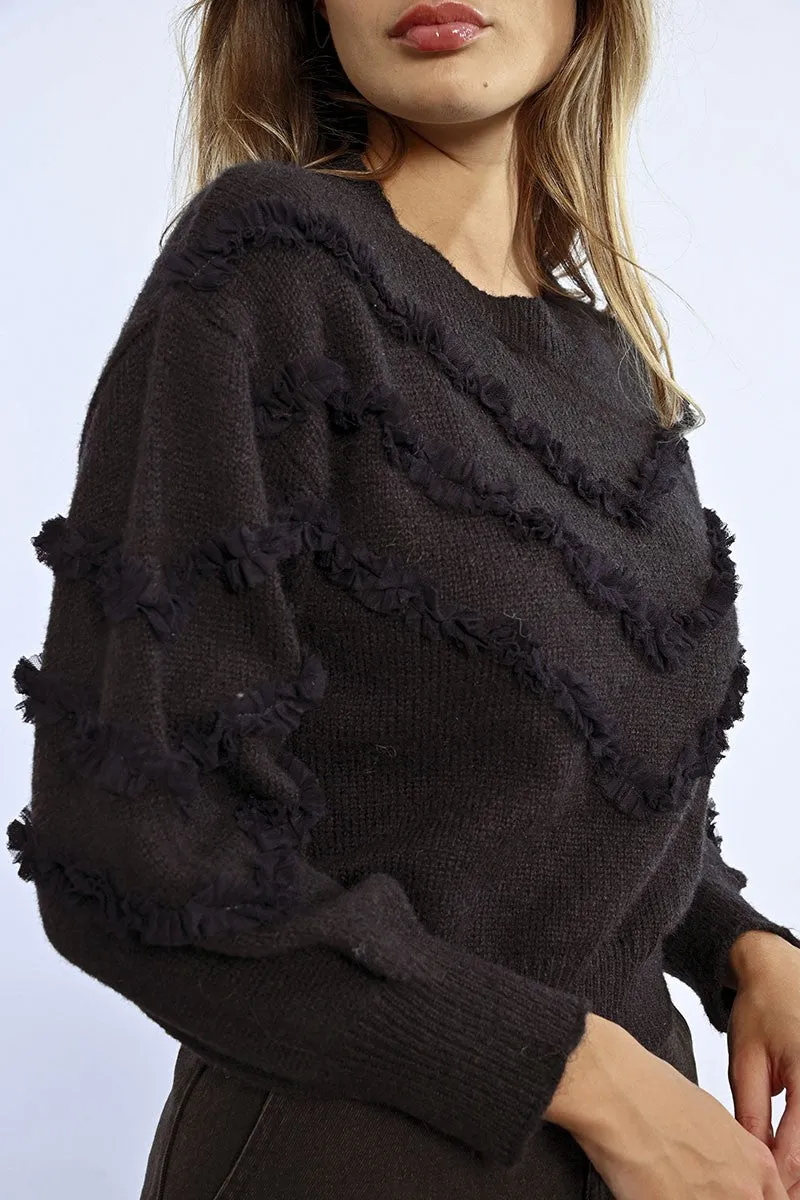 FANCY RAGLAN SWEATER