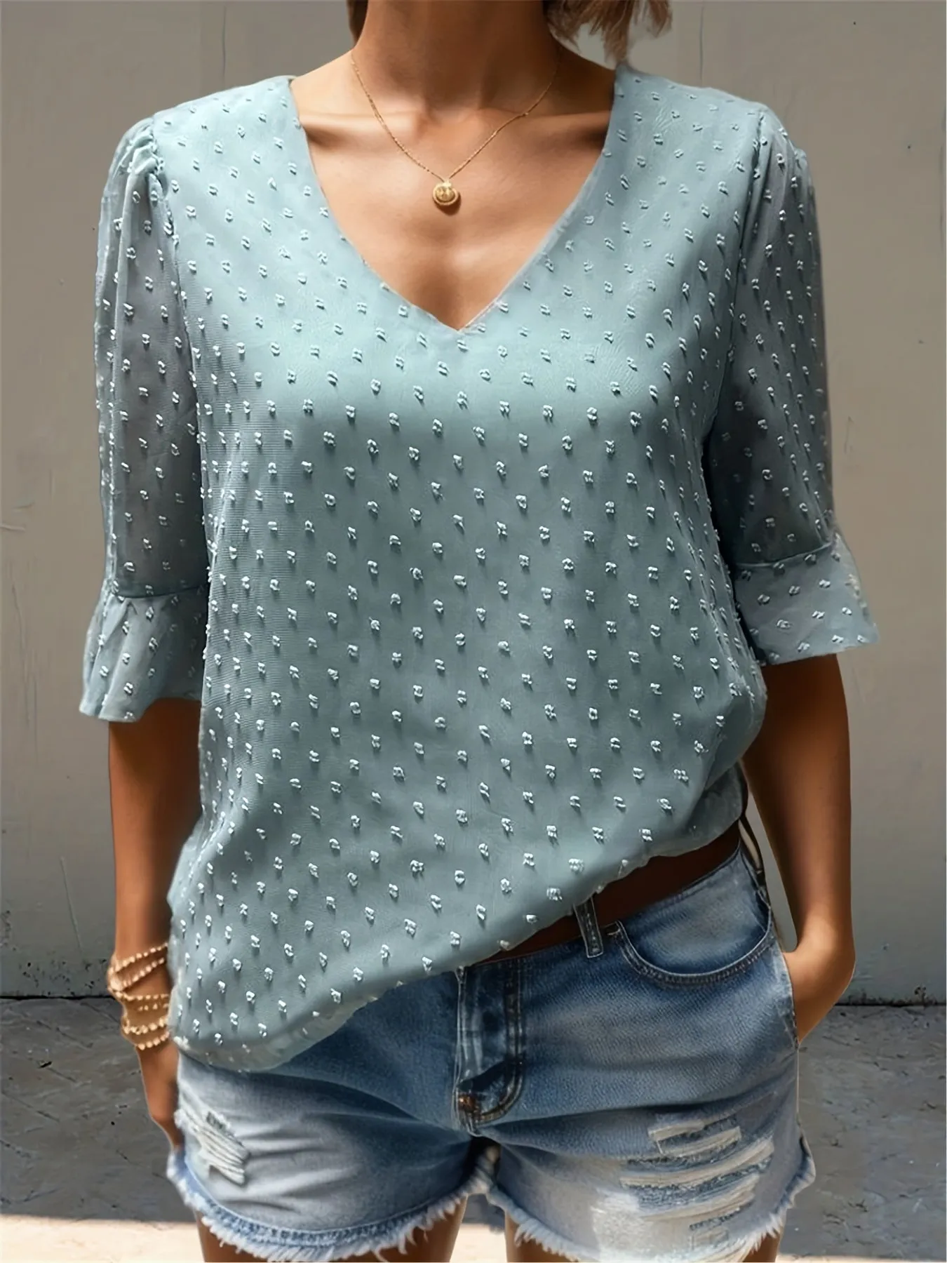 Faye - Loose chiffon blouse