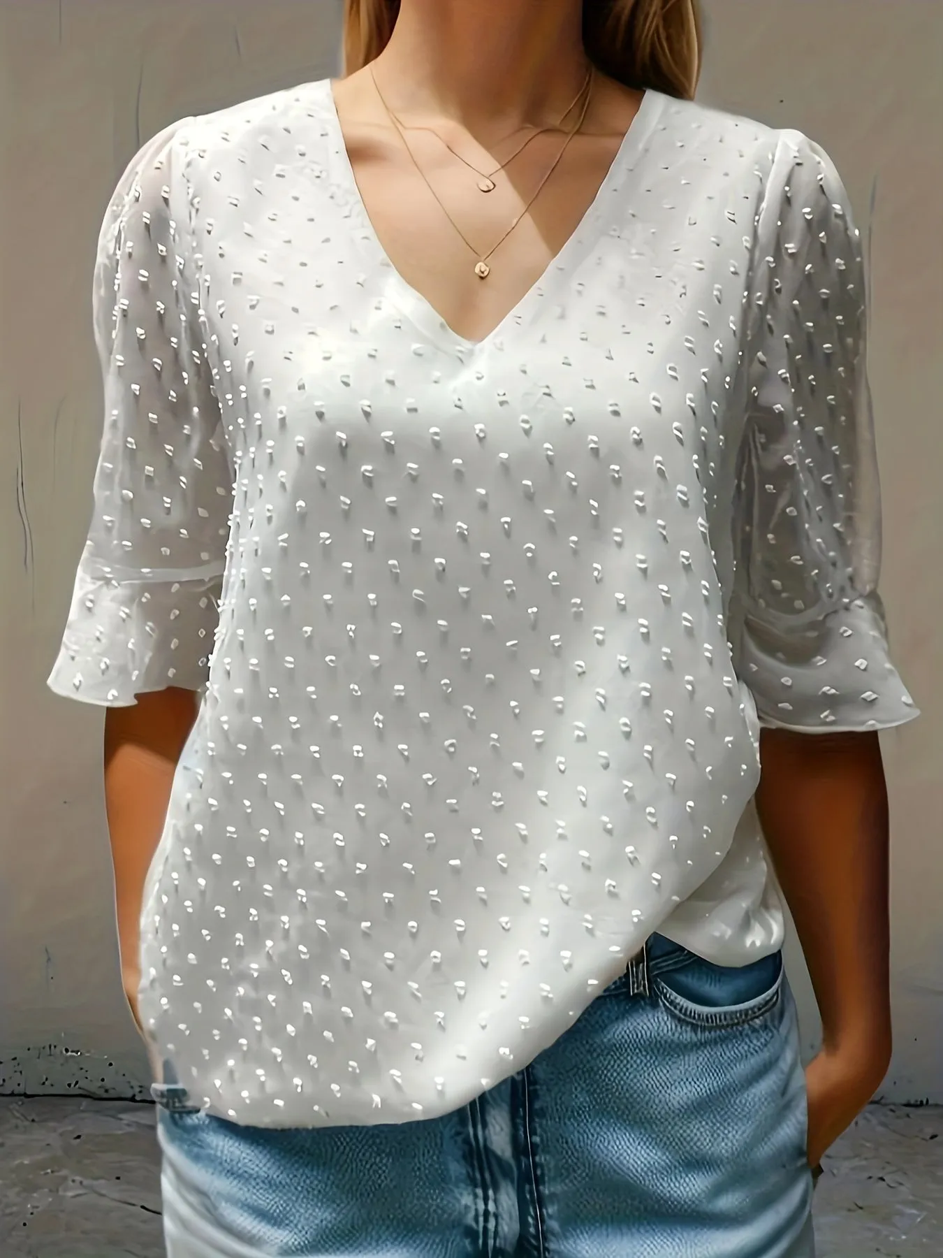 Faye - Loose chiffon blouse