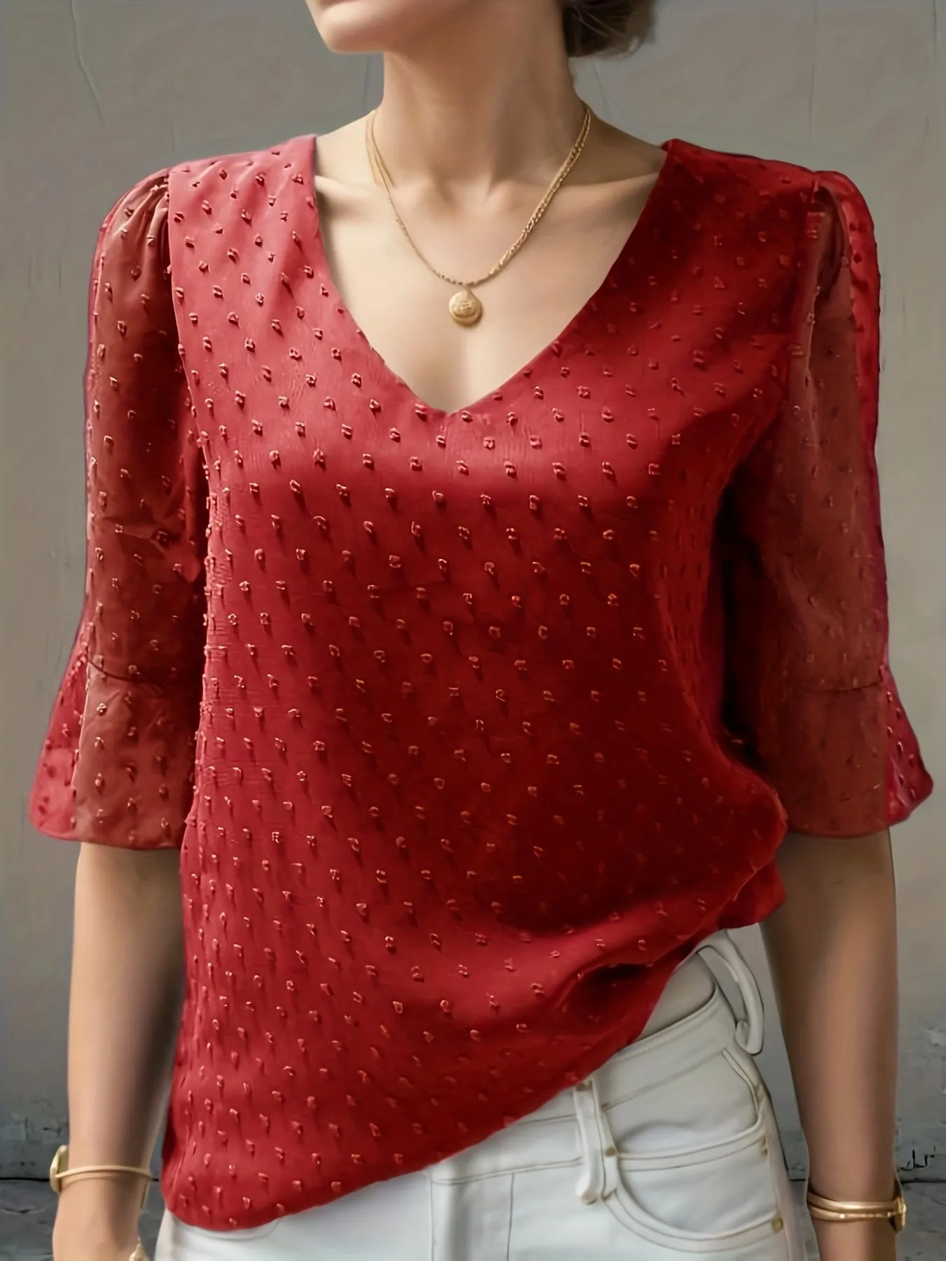 Faye - Loose chiffon blouse