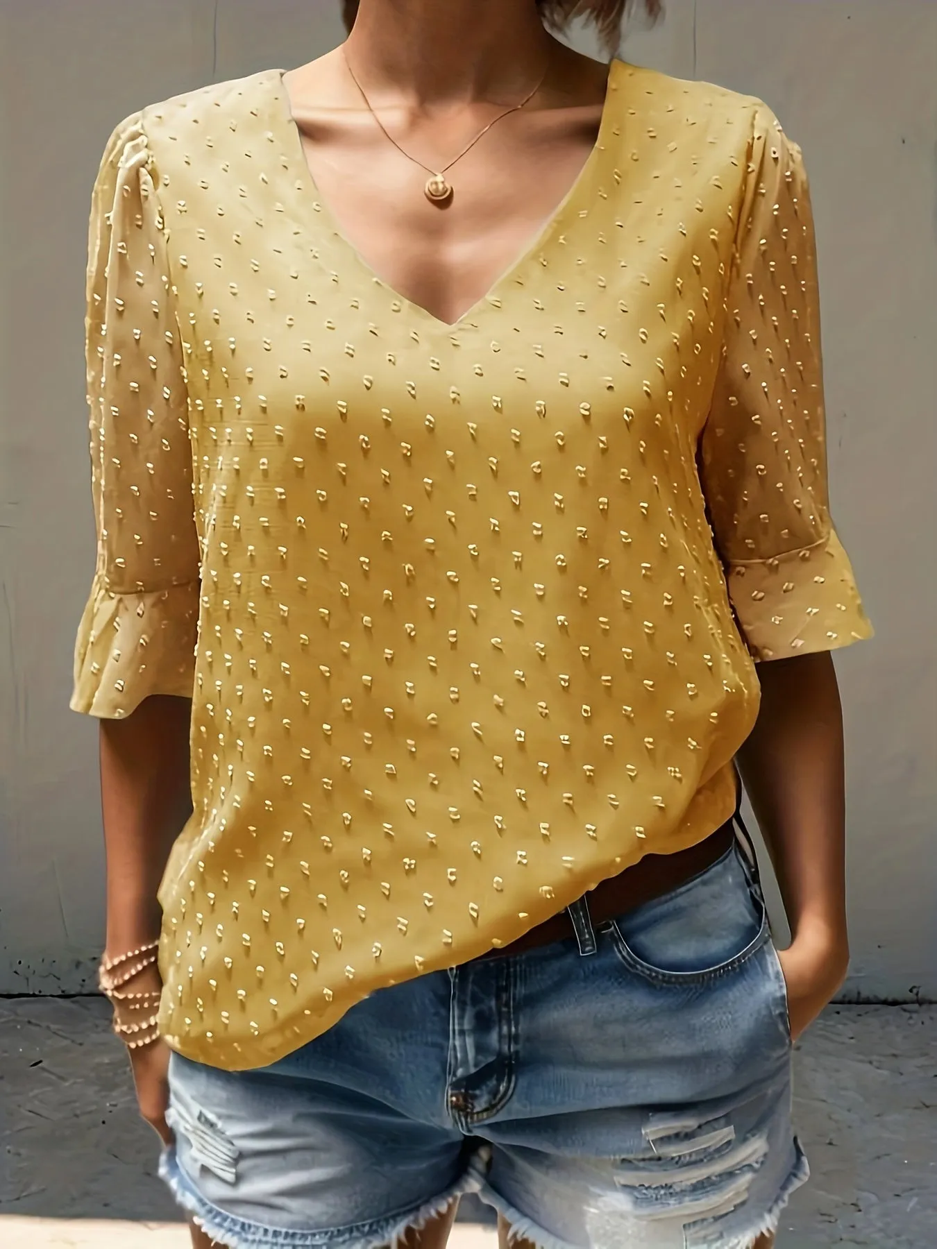 Faye - Loose chiffon blouse