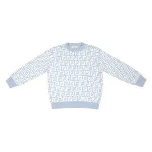 Fendi Blue FF Sweater