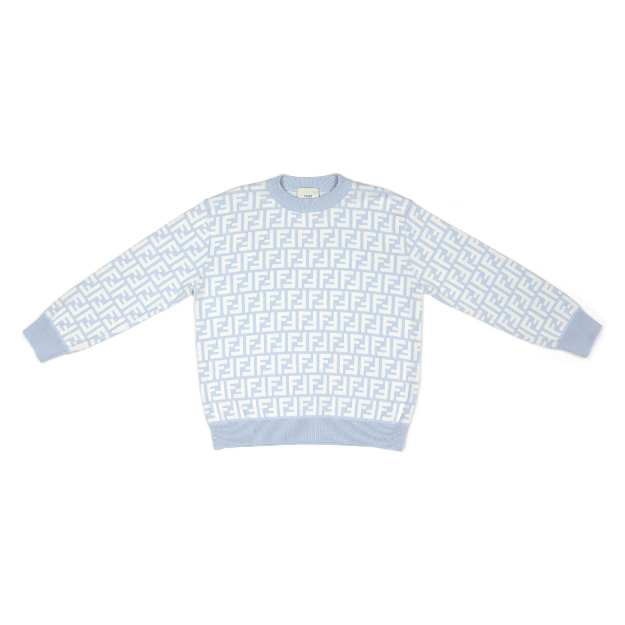 Fendi Blue FF Sweater