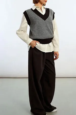 FINAL SALE: MB Sleeveless Knit Sweater