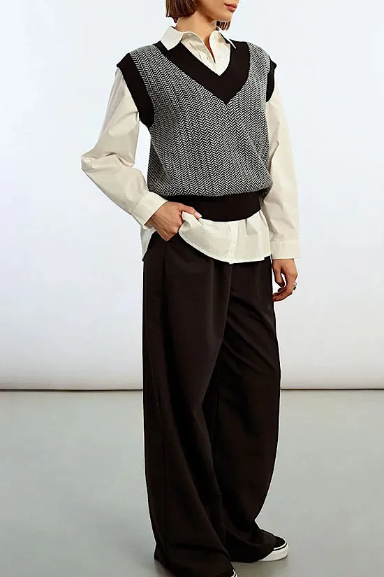 FINAL SALE: MB Sleeveless Knit Sweater
