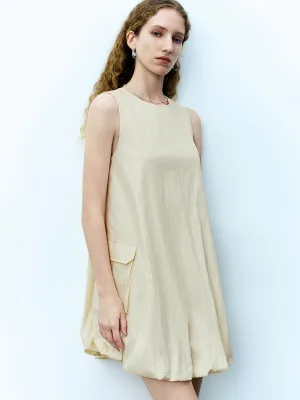 Flap Pocket A-Line Dresses