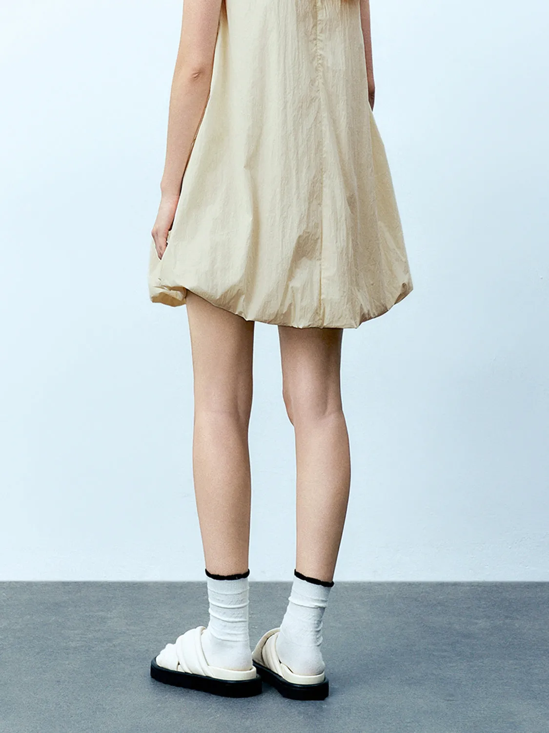 Flap Pocket A-Line Dresses