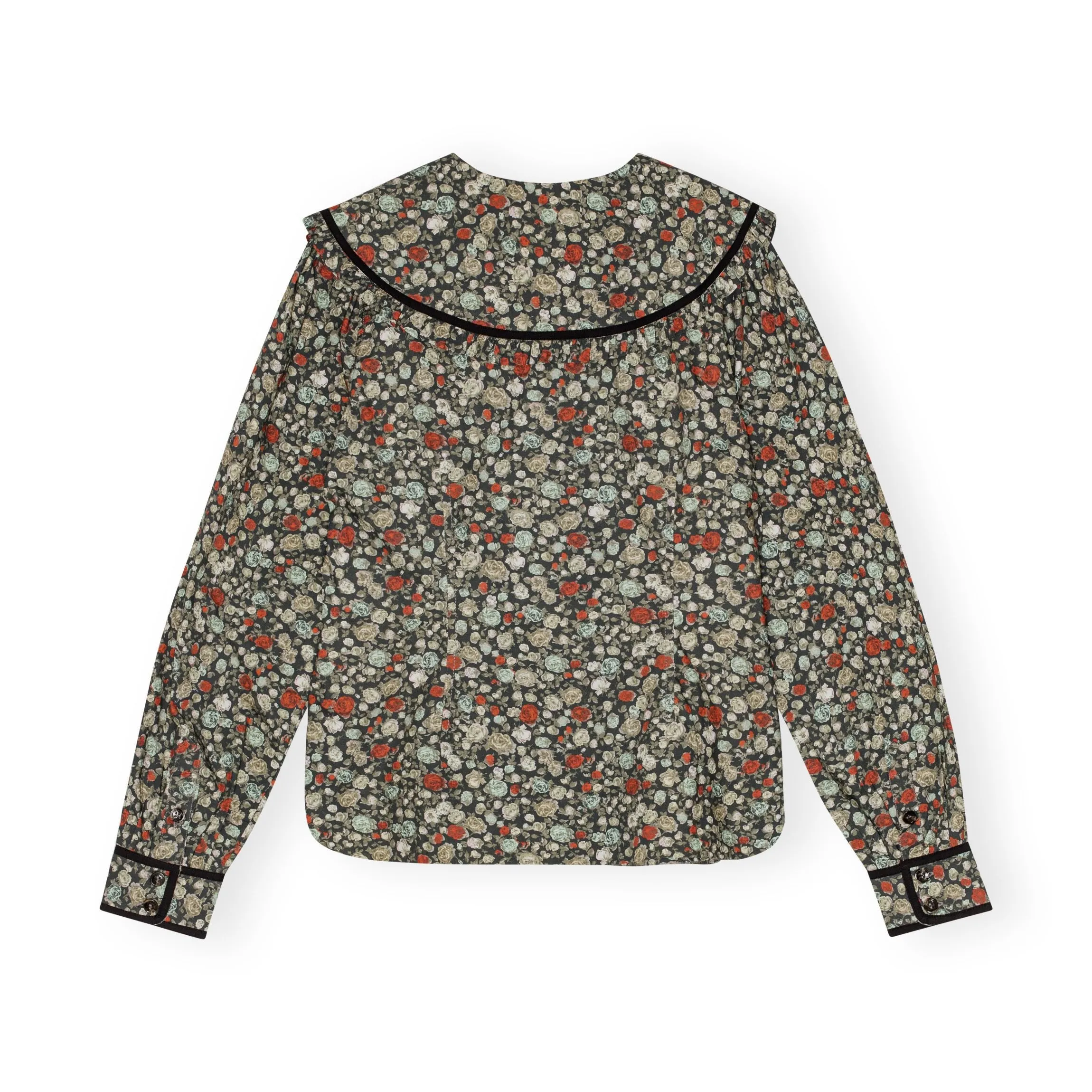 FLORAL PRINTED COTTON SHIRT
