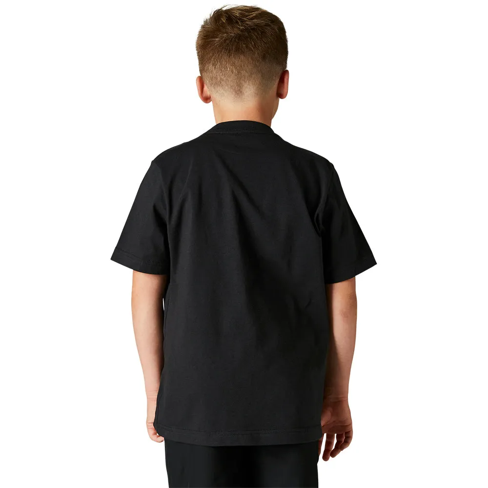 FOX YOUTH LEGACY SS TEE [BLACK]