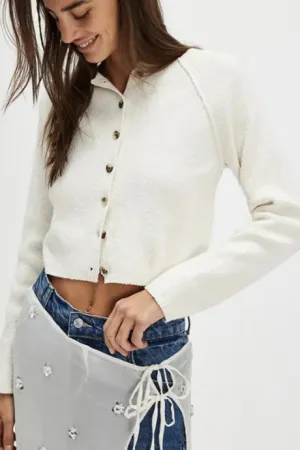 Free People Sydney Shrunken Cardigan