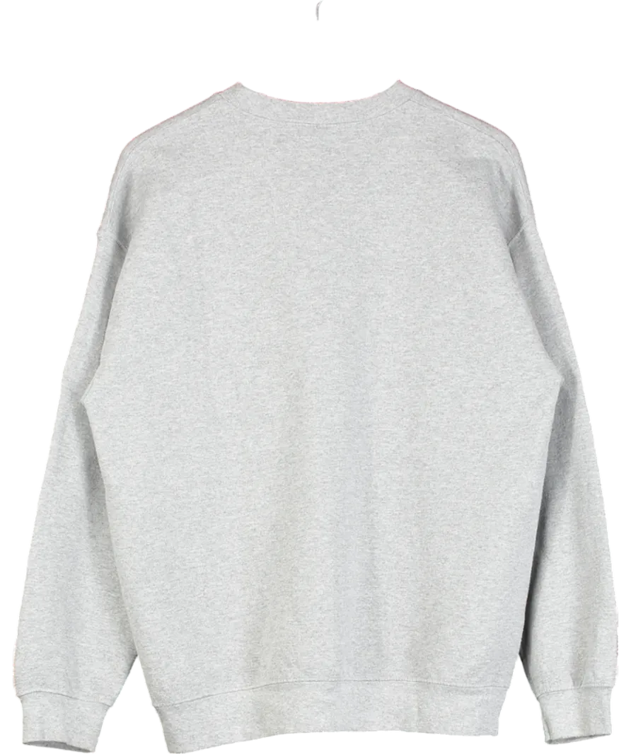 Gildan Grey Boston Logo Sweater UK L