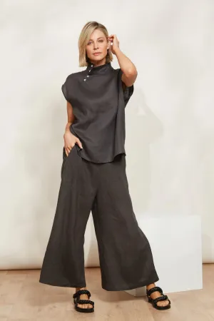 Halcyon Button Top - Oyster