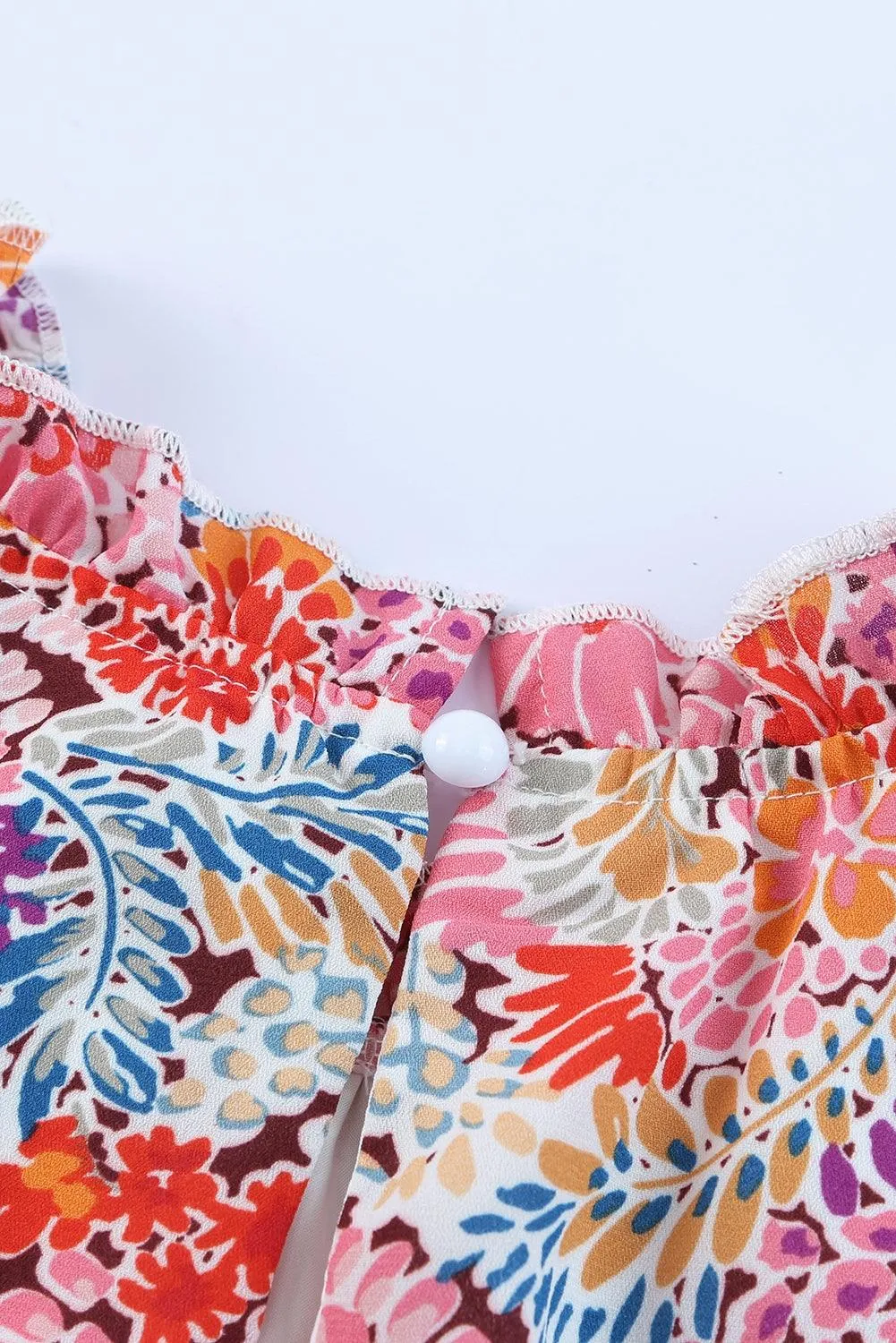 Hazel Blues® |  Floral Mock Neck Tank Top
